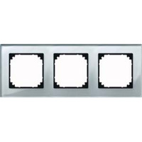 Merten Rahmen Glas 3-fach für senkrechte und waagerechte Montage Retail