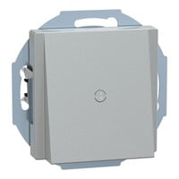 Merten Zentralplatte Aluminium mit Traggestell und Zugentlastung Leitungsauslass Typ 295660 aluminium, Retail