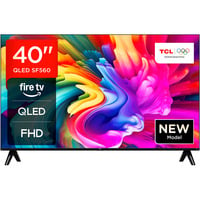 TCL 40SF560, QLED-Fernseher 102 cm (40 Zoll), schwarz, FullHD, Triple Tuner, Fire TV