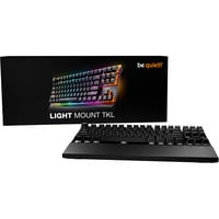 be quiet! Light Mount TKL, Gaming-Tastatur schwarz, DE-Layout, be quiet! Silent V2 Tactile