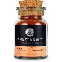 Chili con Carne mild, Gewürz 80 g, Korkenglas Typ: Gewürz Inhalt: 80 g Form: Glas