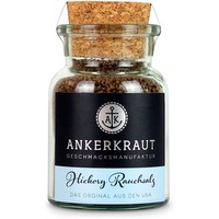 Ankerkraut Hickory Rauchsalz, Gewürz grob, 90 g, Korkenglas