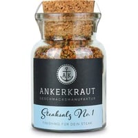 Ankerkraut Steaksalz No. 1, Gewürz 80 g, Korkenglas