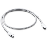 Thunderbolt 3 (USB-C) Kabel weiß, 0,8 Meter Verwendung: Zum Anschluss eines Mac mit Thunderbolt 3 (USB-C) an Thunderbolt 3 Geräte wie Docks, Festplatten und Displays Anschlüsse: 1x Thunderbolt (Stecker) auf 1x Thunderbolt (Stecker)