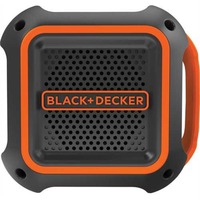 BLACK+DECKER 18 V Bluetooth-Lautsprecher schwarz/orange, Bluetooth, Klinke