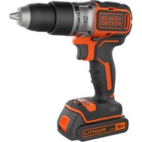 BLACK+DECKER Akku-Schlagbohrschrauber BL188KB, 18Volt schwarz/orange, 2x Li-Ionen Akku 1,5Ah, Koffer