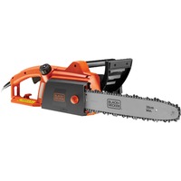 BLACK+DECKER Kettensäge CS1835, Elektro-Kettensäge orange/schwarz, 1800 Watt