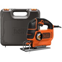 BLACK+DECKER Pendelhub-Stichsäge KS801SEK orange/schwarz, Koffer, 550 Watt