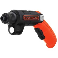 BLACK+DECKER Pivot-Akkuschrauber BDCSFL20C, 3,6Volt orange/schwarz, mit klappbarem Griff