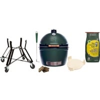 Big Green Egg 2XL, Starter-Paket, Holzkohlegrill grün, Ø 73cm