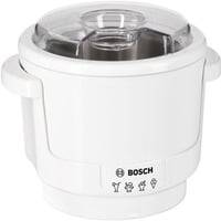 Bosch Eisbereiter-Aufsatz MUZ5EB2, Eismaschine weiß, für Küchenmaschine MUM5
