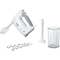Bosch Home Handmixer ErgoMixx MFQ36440 weiß/grau, 450 Watt, mit Mixfuß und Becher