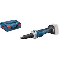 Bosch Professional Akku-Geradschleifer GGS 18V-23 PLC Professional solo, 18Volt blau/schwarz, ohne Akku und Ladegerät, in L-BOXX