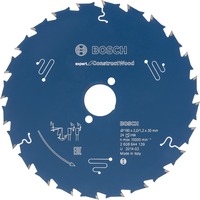 Bosch Professional EXPERT Construct Wood Kreissägeblatt, Ø 165mm, 24Z Bohrung 20mm, für Handkreissägen