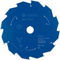 Bosch Professional EXPERT Wood Kreissägeblatt, Ø 165mm, 12Z Bohrung 20mm, für Akku-Handkreissägen