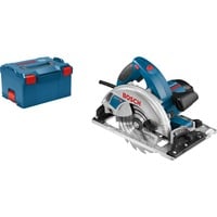 Bosch Professional Handkreissäge GKS 65 GCE Professional blau/schwarz, L-BOXX, 1.800 Watt