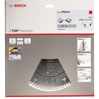 Bosch Professional Kreissägeblatt Best for Wood, Ø 250mm, 80Z Bohrung 30mm, für Tischkreissägen