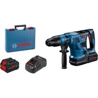 Bosch Professional PRO Akku-Bohrhammer BITURBO GBH 18V-36 C Professional blau/schwarz, 2x Akku ProCORE18V 5,5Ah, Bluetooth Modul, im Koffer