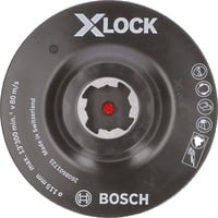 Bosch Professional PRO Backing Pad, X-LOCK Stützteller Klettverschluss, Ø 115mm, Schleifteller für X-LOCK Winkelschleifer