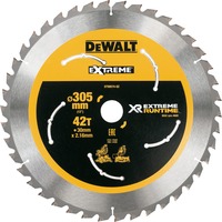 DEWALT Kreissägeblatt XR EXTREME RUNTIME DT99574, Ø 305mm, 42Z Bohrung 30mm, für Akku-Paneelsägen