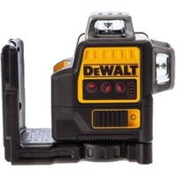 DEWALT Multilinienlaser 3x360° DCE089LR-XJ, Kreuzlinienlaser schwarz/gelb, mit roten Laserlinien