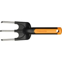 Fiskars Blumenrechen Premium schwarz/orange, 8cm