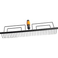 Fiskars QuikFit Rasenrechen schwarz/orange, 57cm