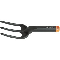 Fiskars Solid Pflanzgabel schwarz/orange