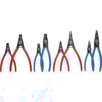 GEDORE Montagezangen-Set 6700490, 8-teilig gerade und 90° gewinkelte Zangen