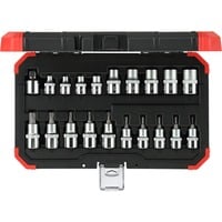 GEDORE Red Steckschlüssel-Satz 3/8" + 1/2", TORX, 20-teilig rot/schwarz, E6 - T55