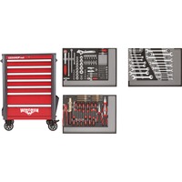 GEDORE Red Werkzeugwagen WINGMAN rot, inkl. 129 Werkzeuge