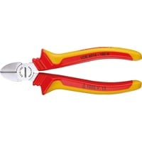 GEDORE VDE-Seitenschneider mit Hüllenisolierung, 160mm, Schneid-Zange rot/gelb