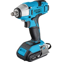 Hazet Mini Akku-Schlagschrauber Satz 9212SPC-1/5, 18Volt blau/schwarz, 2x Li-Ionen Akku 2Ah