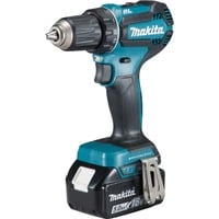 Makita Akku-Bohrschrauber DDF485RTJ, 18Volt blau/schwarz, 2x Li-Ionen-Akku 5,0Ah, MAKPAC Gr.2