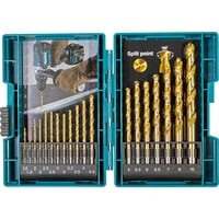 Makita Metallbohrer-Set HSS-Tin, 19-teilig, Bohrer-Satz 