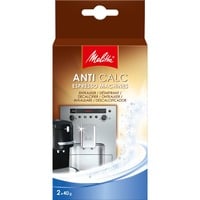 Melitta Entkalker Pulver für Kaffeevollautomaten 2er zwei Beutel à 40 g, Retail