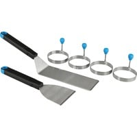 Frühstücks-Besteckset, Grillbesteck edelstahl/schwarz, 6-teilig Material: Edelstahl Anzahl Teile: 6 -teilig