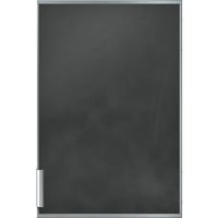 Neff Dekortür 88 cm KF1213S0, Abdeckung schwarz/silber