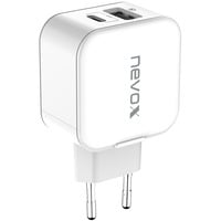 Nevox USB PD Type C + QC3.0, Ladegerät weiß