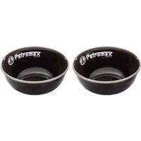 Petromax Emaille-Schalen px-bowl-s 600ml, 2 Stück, Schüssel schwarz, Ø 14cm