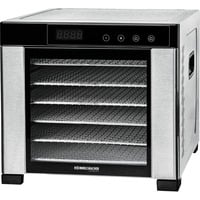 Rommelsbacher Dörrautomat DA 900 edelstahl/schwarz, 600 Watt, Dörrfläche 30,5cm x 33cm pro Ebene