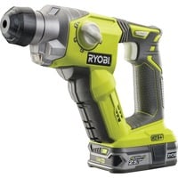 Ryobi ONE+ Akku-Kombihammer R18SDS-125S, 18Volt, Bohrhammer grün/schwarz, Li-Ionen Akku 2,5Ah