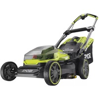 Ryobi ONE+ Brushless Akku-Rasenmäher RY18LMX40A-240, 18Volt grün/schwarz, 2x 4,0 Ah Li-Ionen-Akku