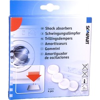 Scanpart Schwingungsdämpfer, Dämmung weiß, 4 Stück