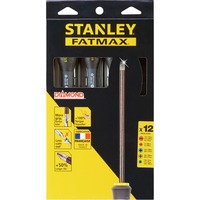 Stanley Schraubendreher-Set FatMax mit Diamantspitze, 12-teilig schwarz