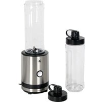WMF KÜCHENminis Smoothie-to-go, Standmixer edelstahl/schwarz, 300 Watt, Behälter 0,6 Liter