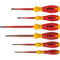 Wiha Schraubendreher-Set SoftFinish electric slimFix, 6-teilig rot/gelb
