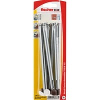 fischer Fensterrahmendübel F 10 M 152 silber, 6 Stück, mit Schraube