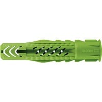 fischer Universaldübel UX GREEN 6x35 R S K grün, 10 Stück, mit Schraube