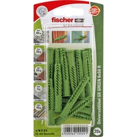 Universaldübel UX GREEN 6x50 R K grün, 20 Stück